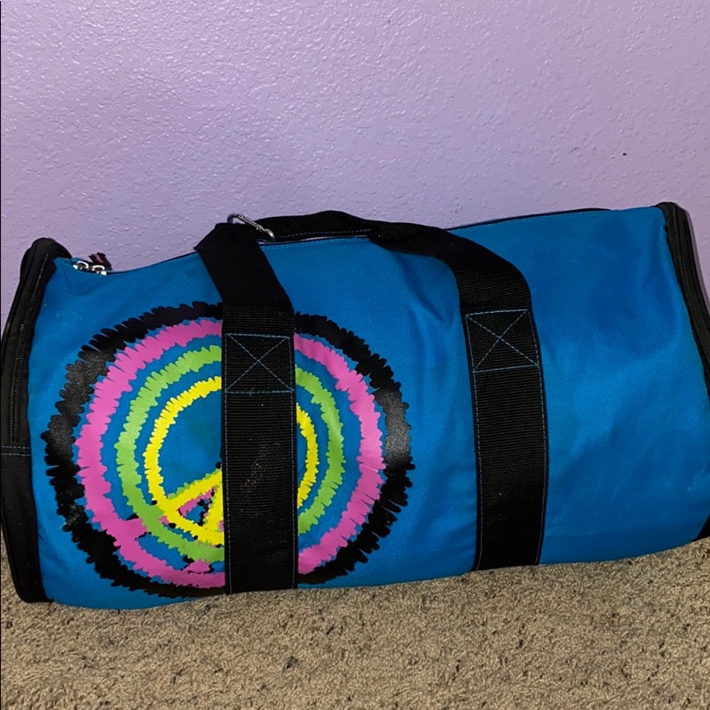 Peace duffel bag